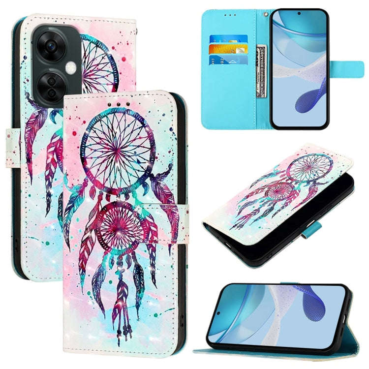 For OnePlus Nord CE 3 Lite / Nord N30 3D Painting Horizontal Flip Leather Phone Case(Color Drop W...