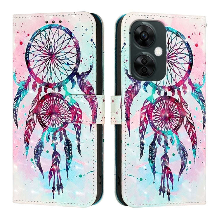 For OnePlus Nord CE 3 Lite / Nord N30 3D Painting Horizontal Flip Leather Phone Case(Color Drop W...