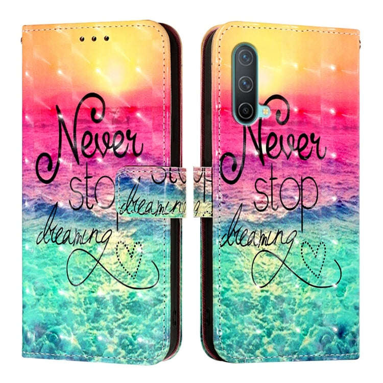 For OnePlus Nord CE 5G 3D Painting Horizontal Flip Leather Phone Case(Chasing Dreams)