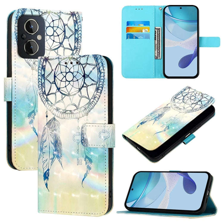 For OnePlus Nord N20 5G 3D Painting Horizontal Flip Leather Phone Case(Dream Wind Chimes)