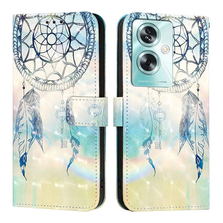 For OnePlus Nord N30 SE 3D Painting Horizontal Flip Leather Phone Case(Dream Wind Chimes)