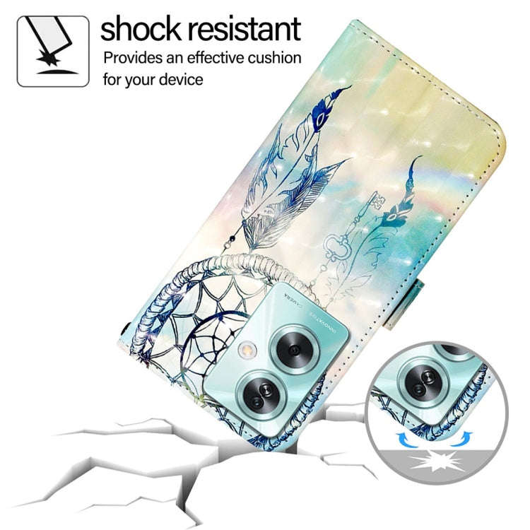 For OnePlus Nord N30 SE 3D Painting Horizontal Flip Leather Phone Case(Dream Wind Chimes)