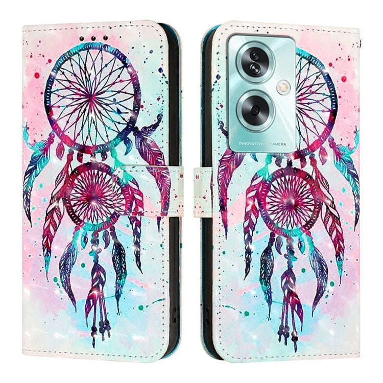 For OnePlus Nord N30 SE 3D Painting Horizontal Flip Leather Phone Case(Color Drop Wind Chimes)