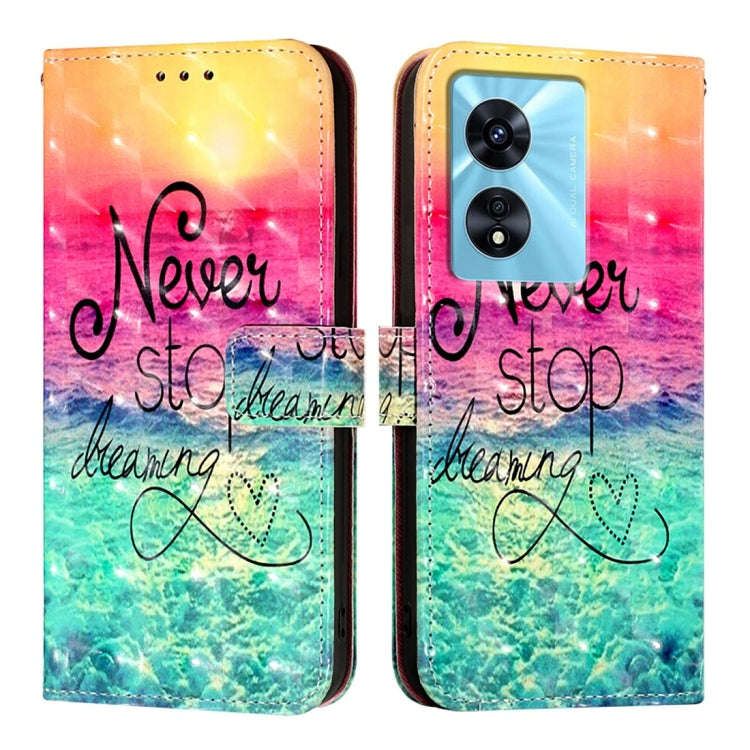 For OnePlus Nord N300 3D Painting Horizontal Flip Leather Phone Case(Chasing Dreams)