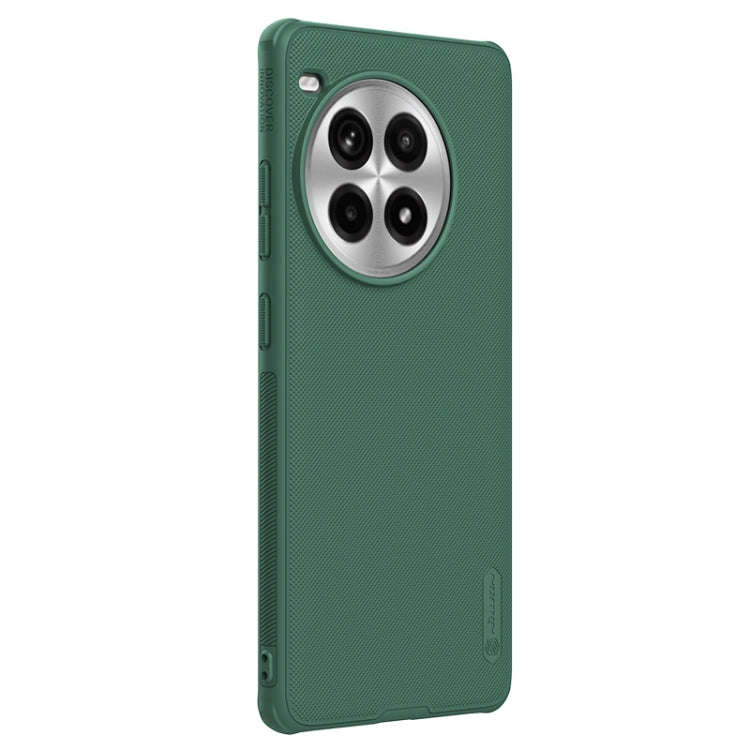 For OnePlus Ace 3 Pro NILLKIN Frosted Shield Pro PC + TPU Phone Case(Green)