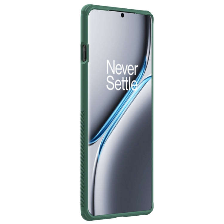 For OnePlus Ace 3 Pro NILLKIN Frosted Shield Pro PC + TPU Phone Case(Green)