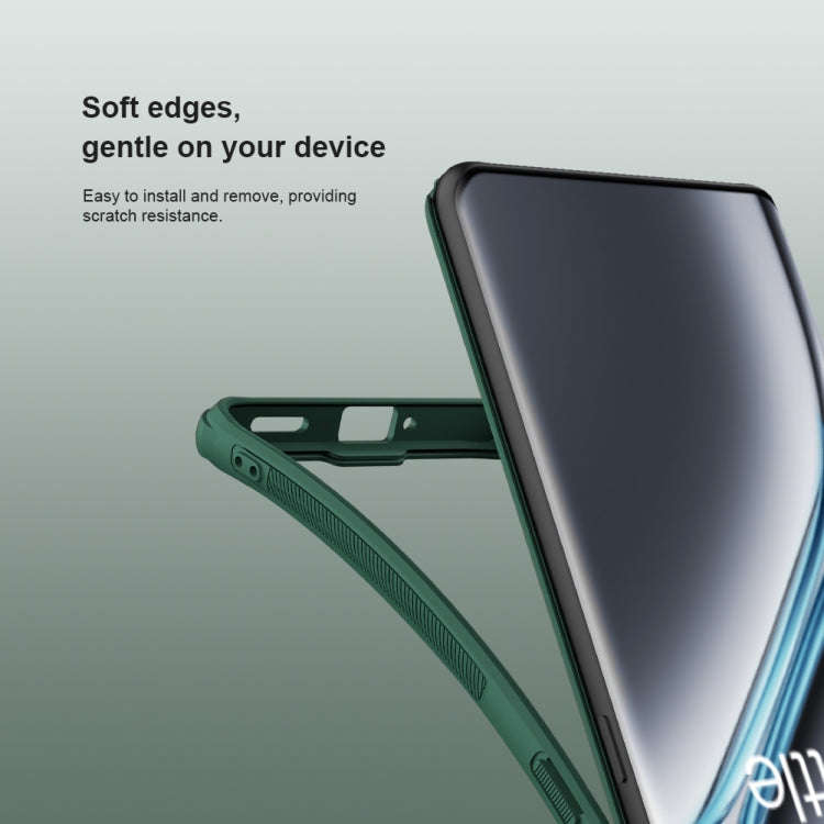 For OnePlus Ace 3 Pro NILLKIN Frosted Shield Pro PC + TPU Phone Case(Green)