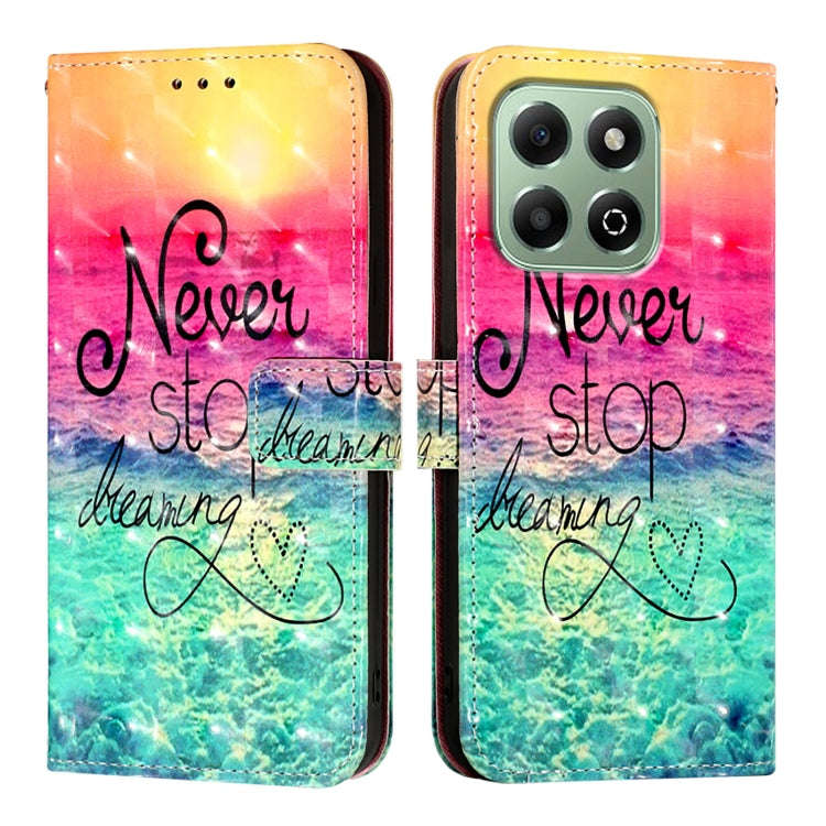 For Honor X6b 3D Painting Horizontal Flip Leather Phone Case(Chasing Dreams)