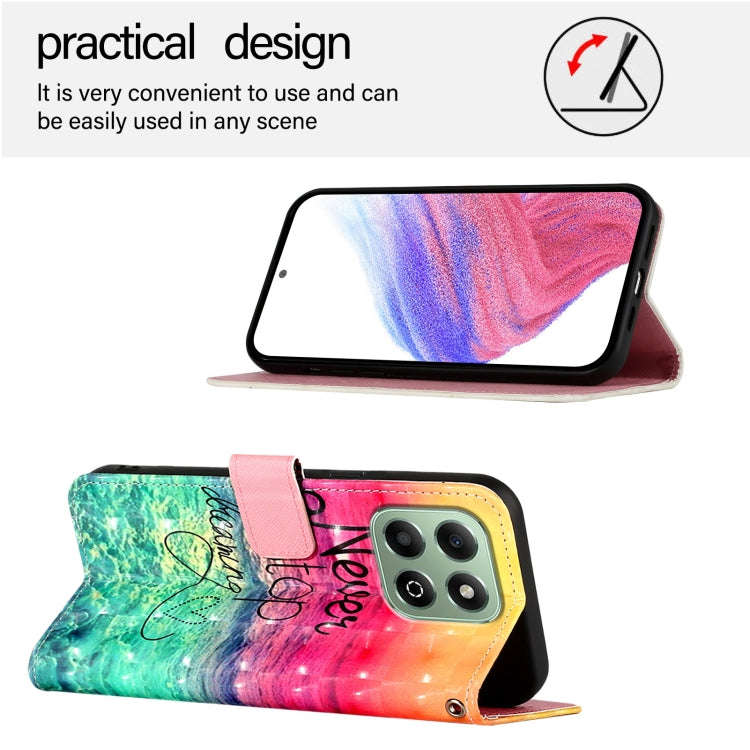 For Honor X6b 3D Painting Horizontal Flip Leather Phone Case(Chasing Dreams)
