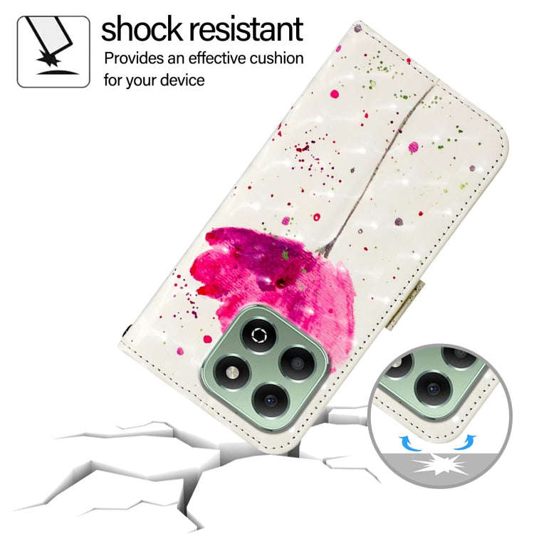 For Honor X6b 3D Painting Horizontal Flip Leather Phone Case(Flower)