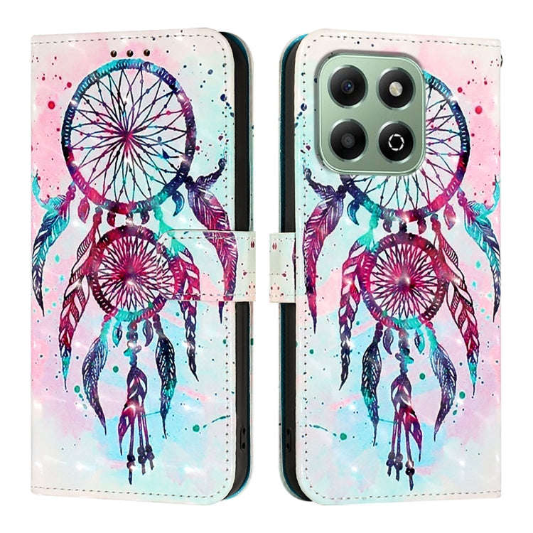 For Honor X6b 3D Painting Horizontal Flip Leather Phone Case(Color Drop Wind Chimes)