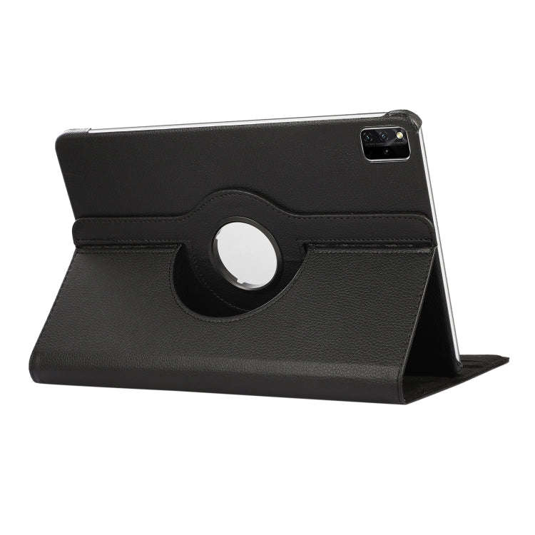 For Huawei MatePad SE 11 360 Degree Rotation Litchi Texture Leather Tablet Case(Black)