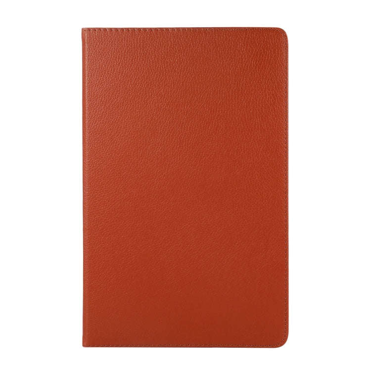 For Huawei MatePad SE 11 360 Degree Rotation Litchi Texture Leather Tablet Case(Brown)