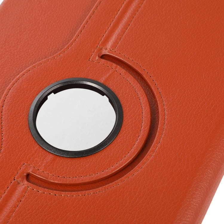For Huawei MatePad SE 11 360 Degree Rotation Litchi Texture Leather Tablet Case(Brown)