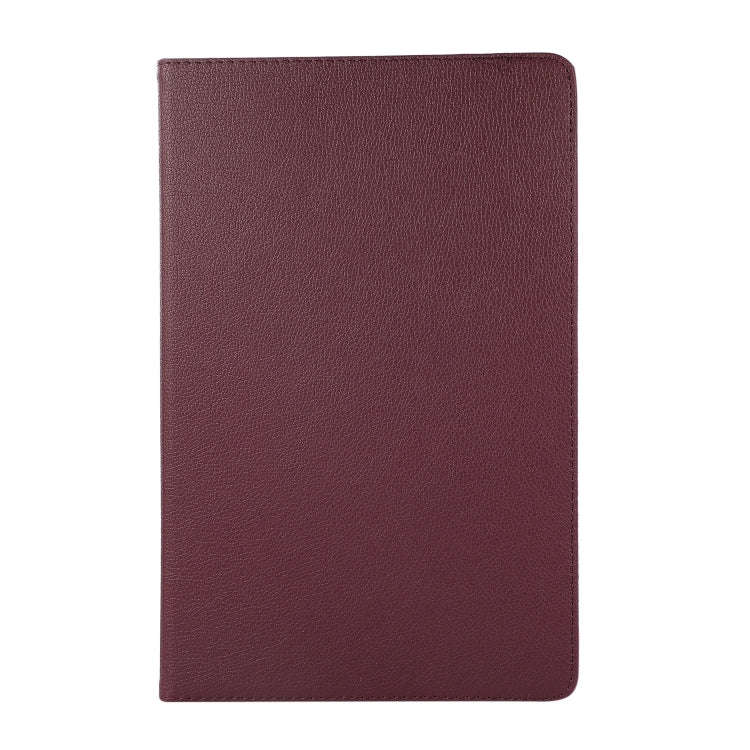 For Huawei MatePad SE 11 360 Degree Rotation Litchi Texture Leather Tablet Case(Purple)