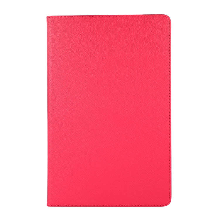 For Huawei MatePad SE 11 360 Degree Rotation Litchi Texture Leather Tablet Case(Rose Red)