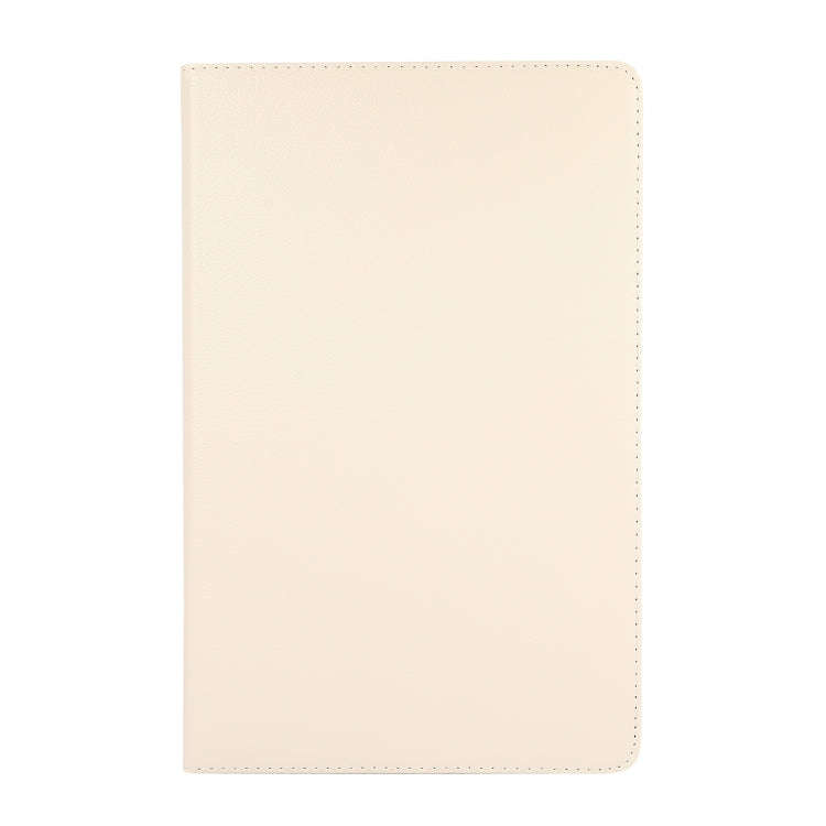 For Huawei MatePad SE 11 360 Degree Rotation Litchi Texture Leather Tablet Case(White)
