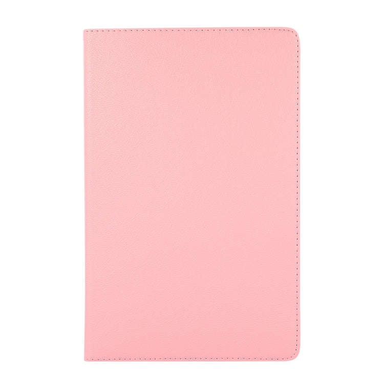 For Huawei MatePad SE 11 360 Degree Rotation Litchi Texture Leather Tablet Case(Pink)