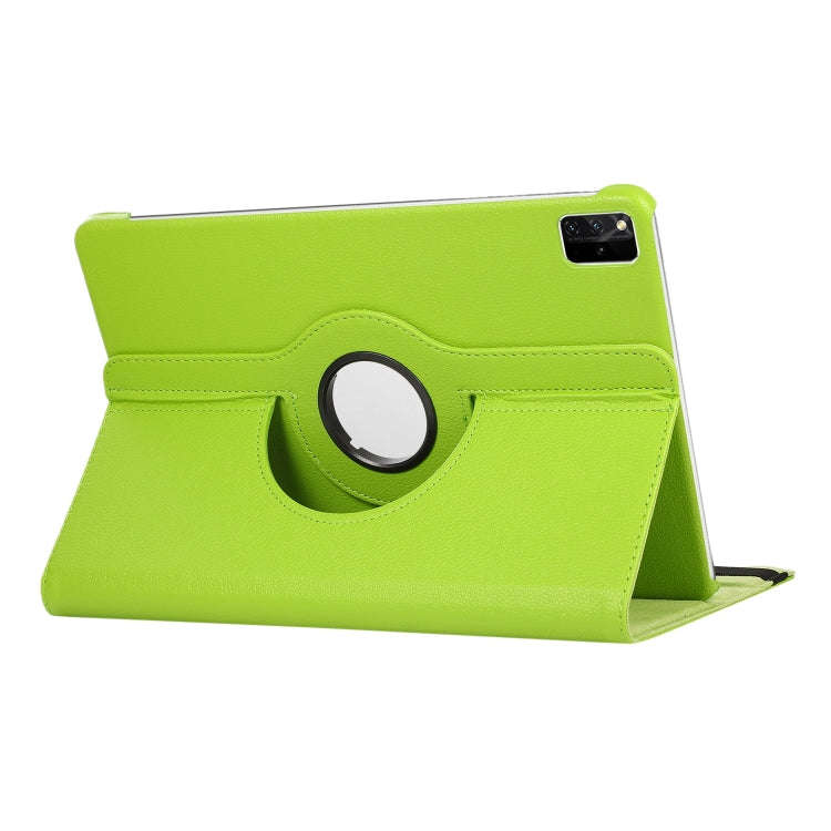 For Huawei MatePad SE 11 360 Degree Rotation Litchi Texture Leather Tablet Case(Green)
