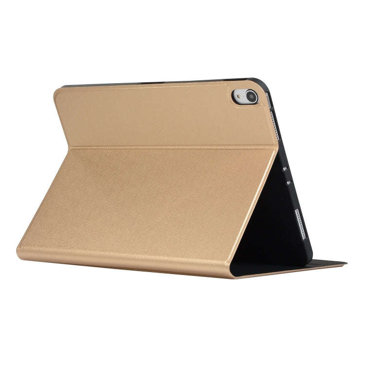 For Huawei MatePad SE 11 Voltage Elastic Leather TPU Protective Case with Holder(Gold)