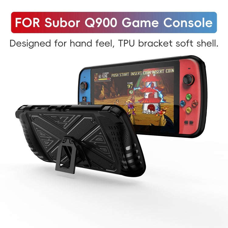 For SUBOR Q900 TPU Game Console Protective Case with Holder(Blue)