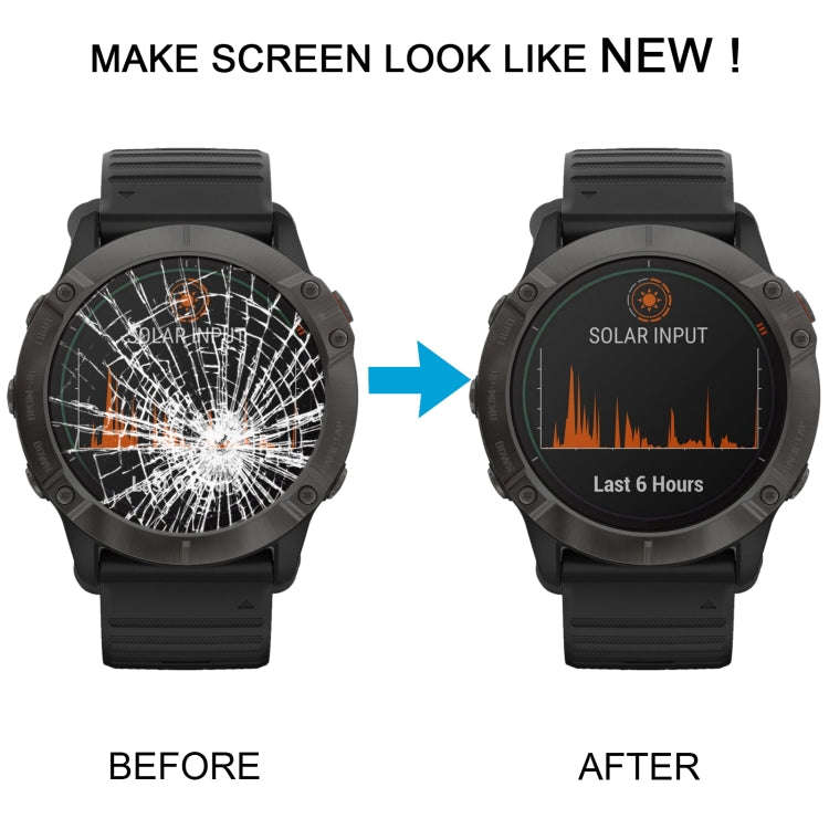 For Garmin Fenix 6X Solar Original LCD Screen with Digitizer Full Assembly