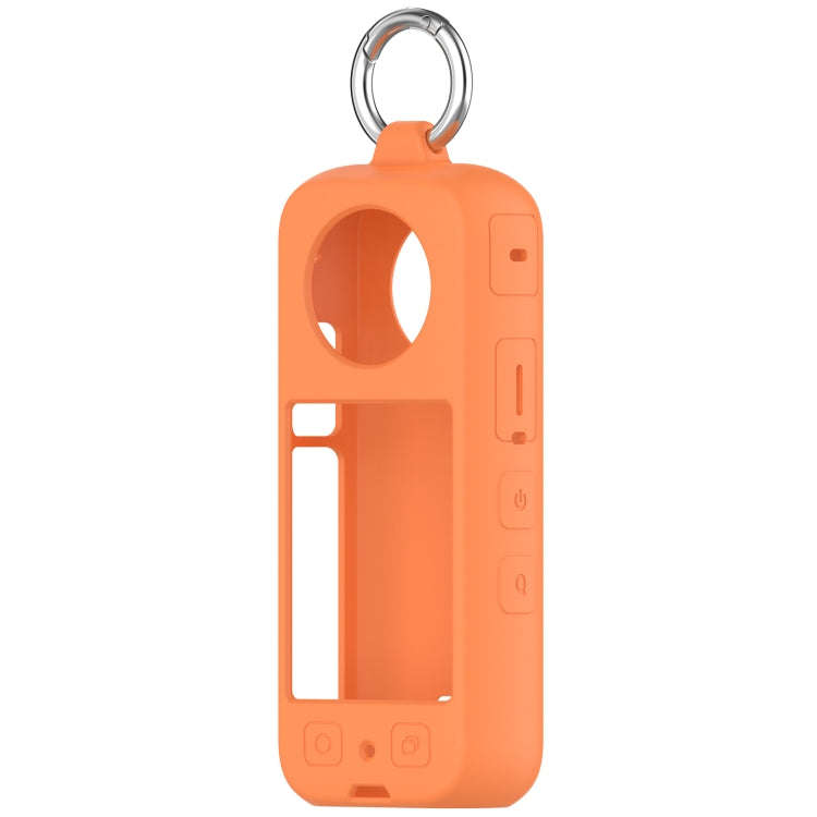 For Insta360 X3 Portable Silicone Protective Case(Orange)