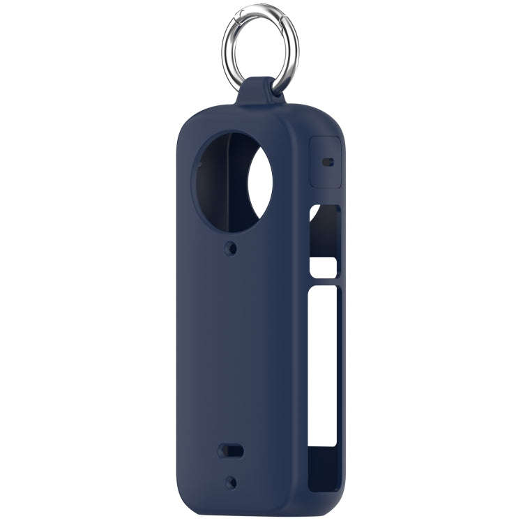 For Insta360 X3 Portable Silicone Protective Case(Midnight Blue)