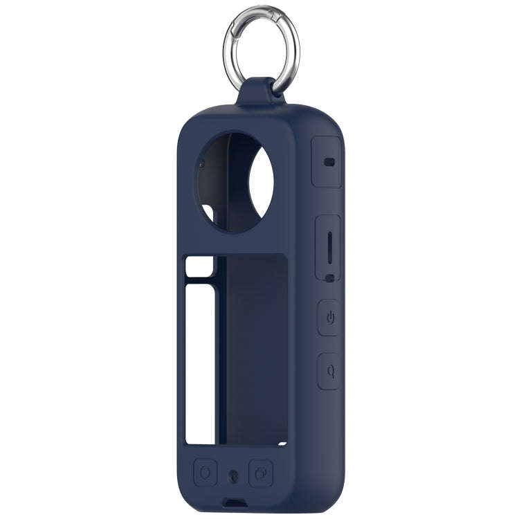 For Insta360 X3 Portable Silicone Protective Case(Midnight Blue)