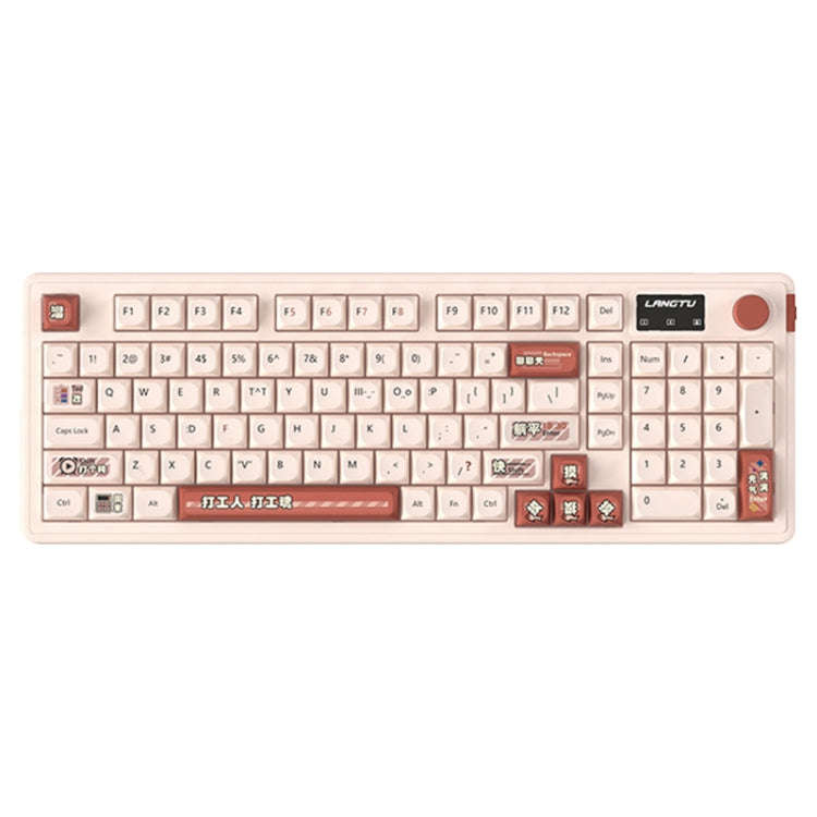 LANGTU L98 Wired RGB Gaming Keyboard(Pink)