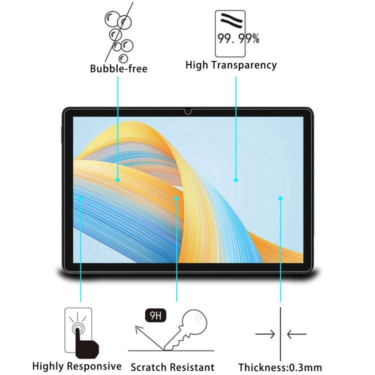 For HiGrace A6H 11 25pcs 9H 0.3mm Explosion-proof Tempered Glass Film