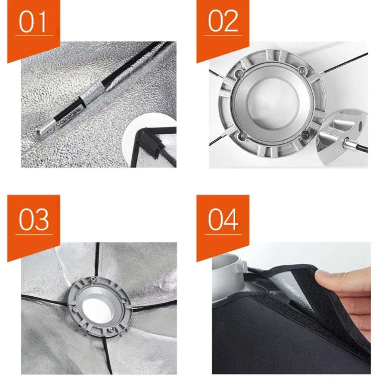 Godox Octagon Honeycomb Grid Softbox with Bowens Mount, Size:140cm