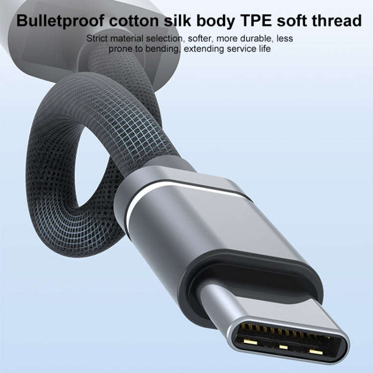 5 in 1 USB-C / Type-C Interface Multi-function HUB Adapter(Silver)