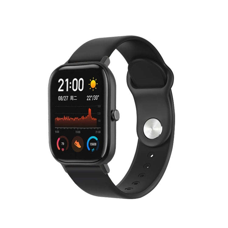 22mm For Huami Amazfit GTS Silicone Watch Band(Black)
