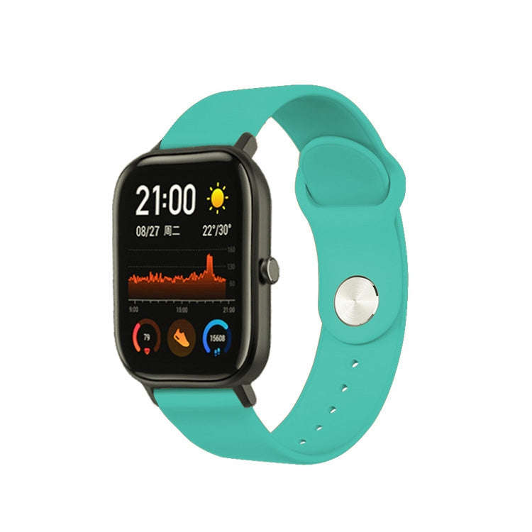 22mm For Huami Amazfit GTS Silicone Watch Band(Mint Green)
