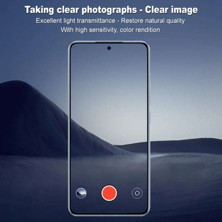 For Xiaomi 14T imak High Definition Integrated Glass Lens Film Black Version