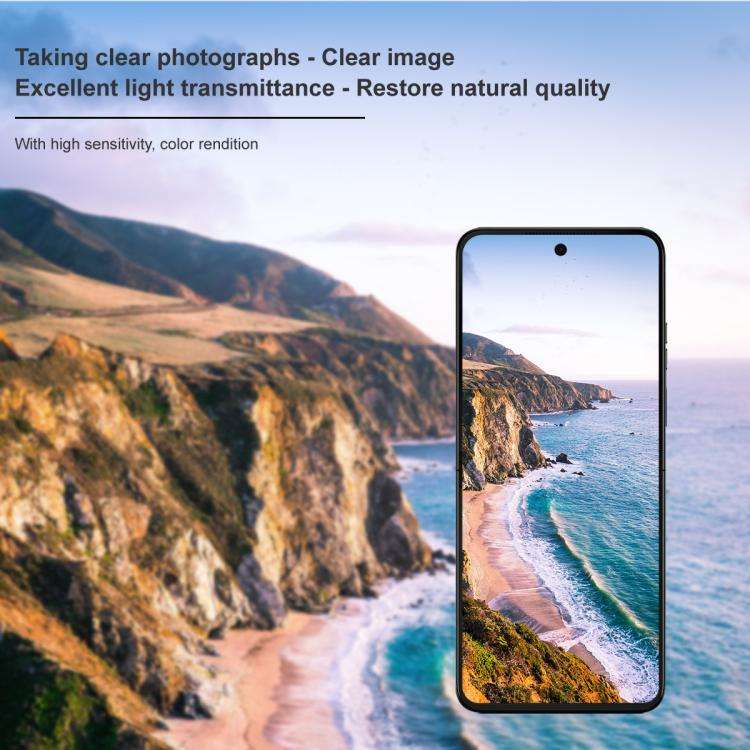 For Motorola Razr 50 Ultra 1 Sets imak Integrated Lens Film + Glass Rear Screen Sticker
