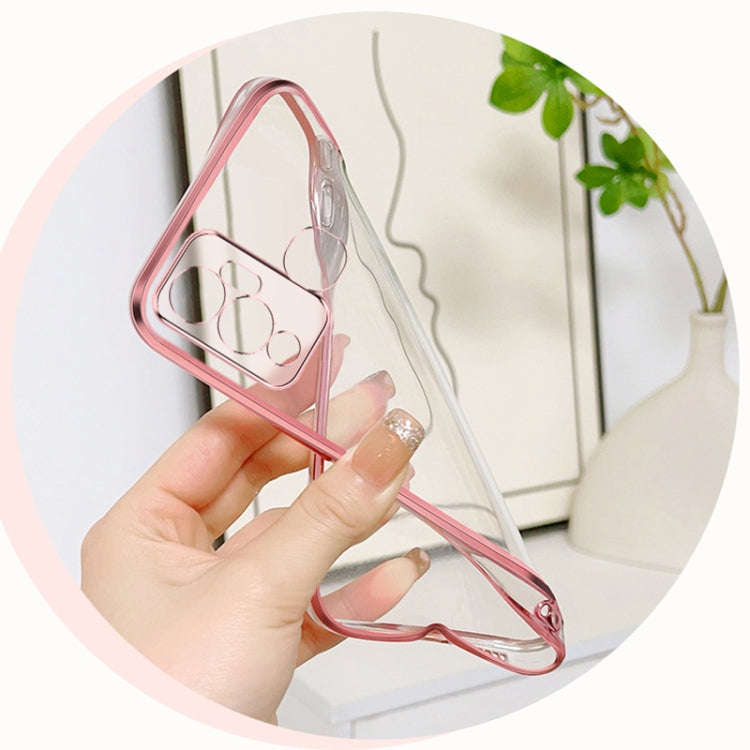 For Infinix Hot 12 Play Plated Gradient Glitter Butterfly Holder TPU Phone Case(Silver)