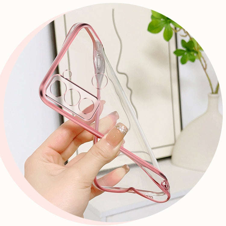 For Tecno Pop 5 LTE Plated Gradient Glitter Butterfly Holder TPU Phone Case(Silver)