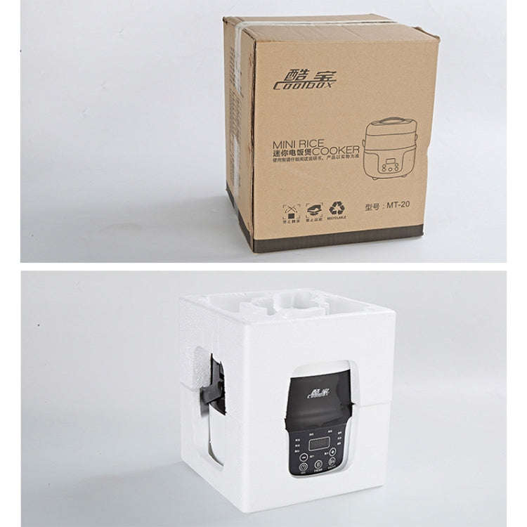 COOLBOX Vehicle Multi-function Mini Rice Cooker Capacity: 2.0L, Version:12V Current-limiting