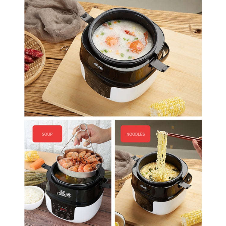 COOLBOX Vehicle Multi-function Mini Rice Cooker Capacity: 2.0L, Version:12V Current-limiting