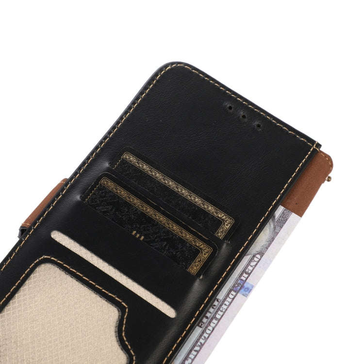 For Sony Xperia 1 VI Magnetic Crazy Horse Texture Genuine Leather RFID Phone Case(Black)