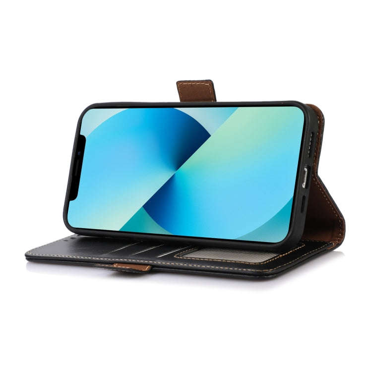 For Sony Xperia 1 VI Magnetic Crazy Horse Texture Genuine Leather RFID Phone Case(Black)