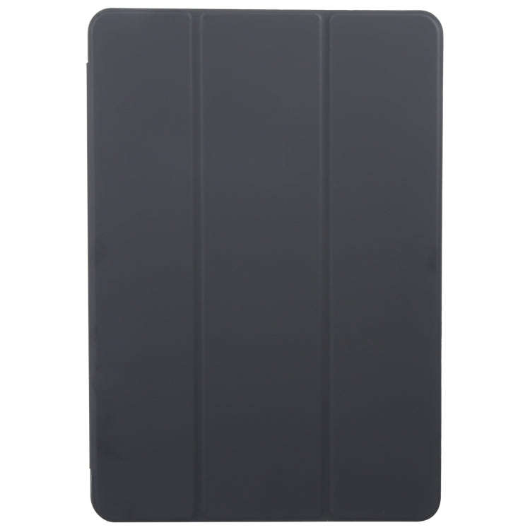 For Huawei MatePad 11.5 S GEBEI 3-folding Holder Shockproof Flip Leather Tablet Case(Black)