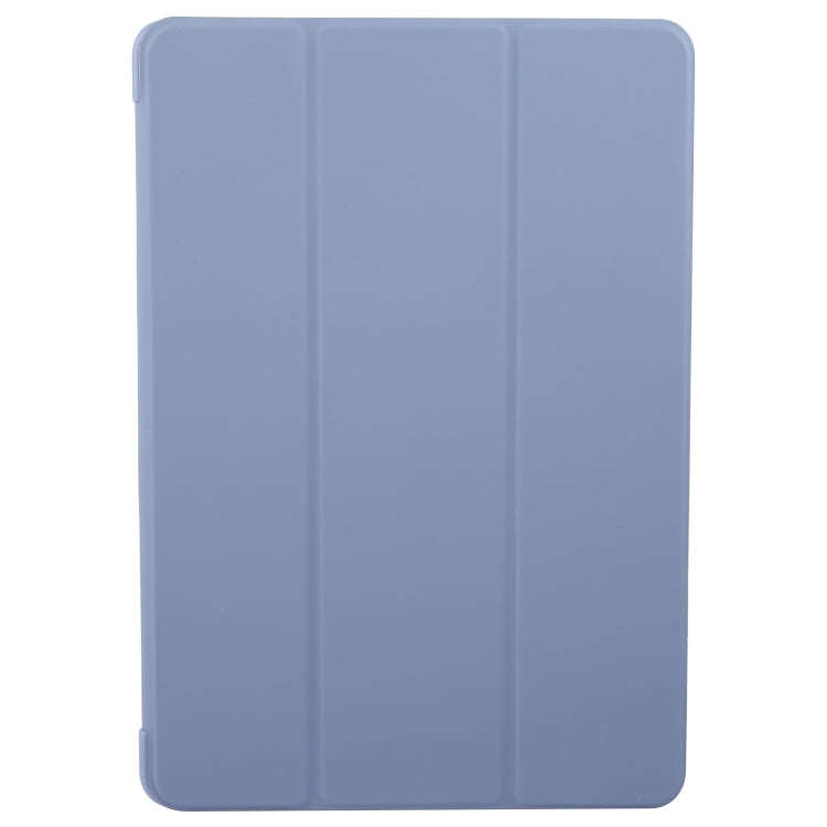 For Huawei MatePad 11.5 S GEBEI 3-folding Holder Shockproof Flip Leather Tablet Case(Purple)
