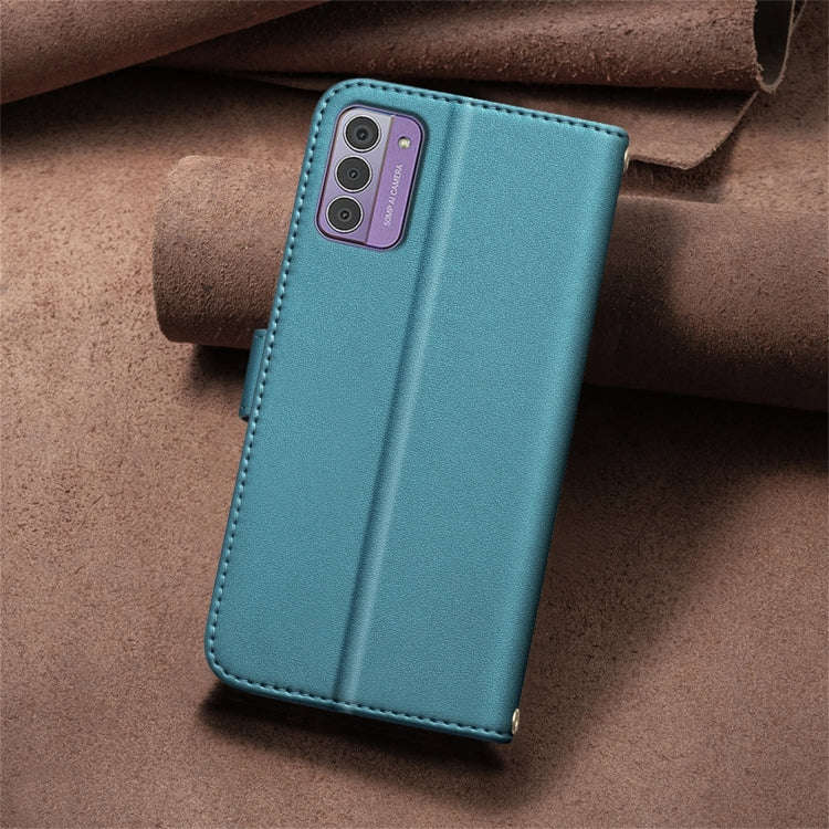 For Nokia G42 / G310 Square Texture Leather Phone Case(Green)