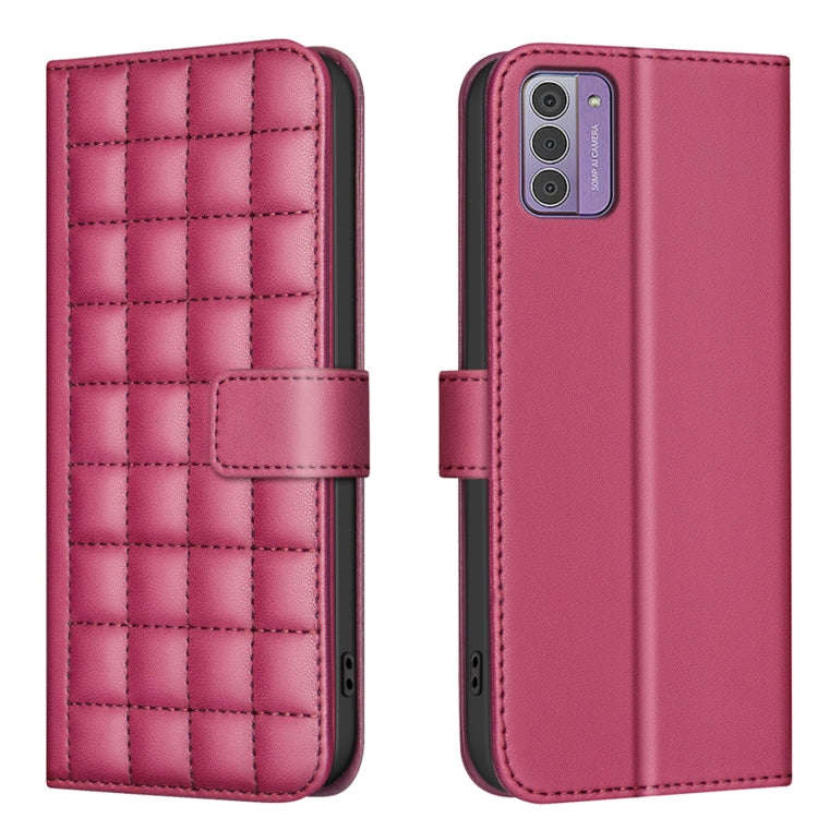 For Nokia G42 / G310 Square Texture Leather Phone Case(Red)