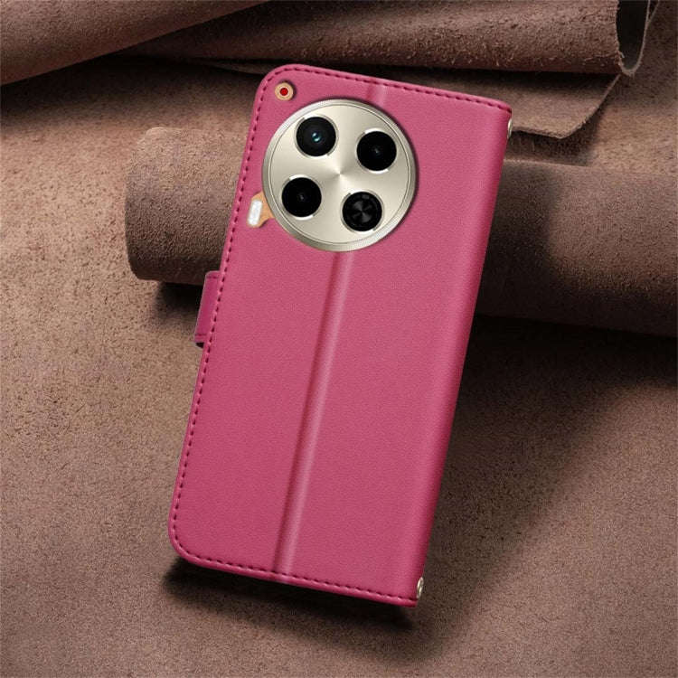 For Tecno Camon 30 5G / 4G Square Texture Leather Phone Case(Red)