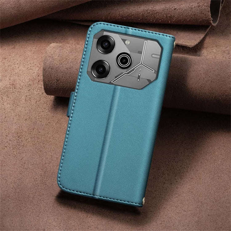 For Tecno Pova 6 / 6 Pro 5G Square Texture Leather Phone Case(Green)