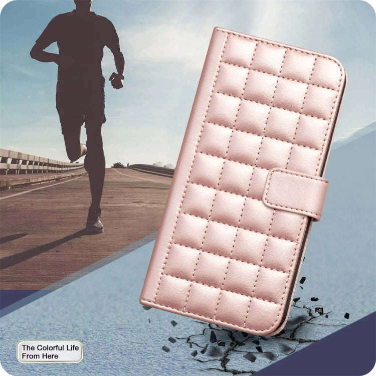 For Tecno Pova 6 / 6 Pro 5G Square Texture Leather Phone Case(Rose Gold)